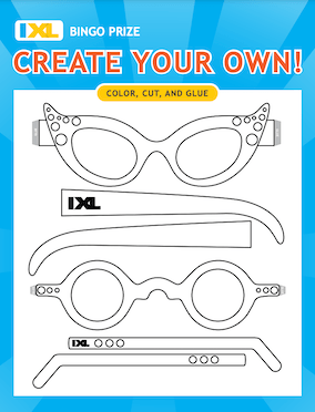 Create Your Own Sunglasses PDF