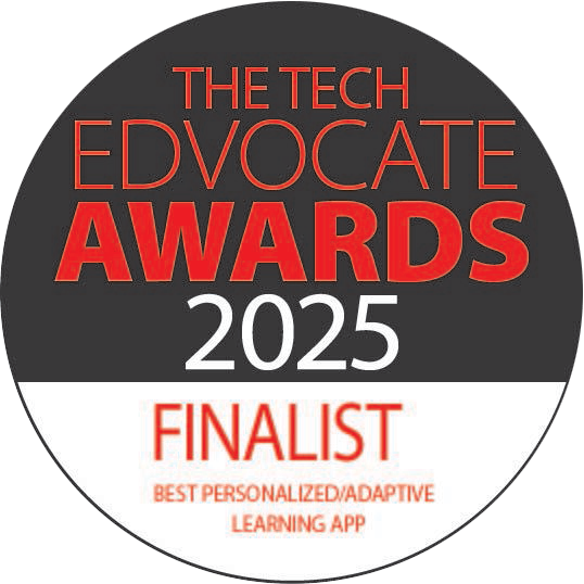 2024 Finalist, The Tech Edvocate Awards, Best Personalized/Adaptive Learning App