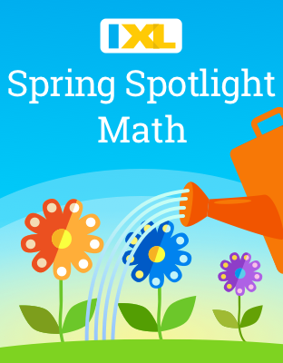 Spring Spotlight skill plan for math