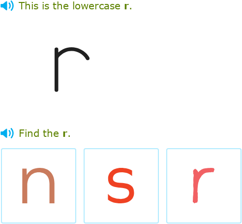 IXL | Learn the letter R | Kindergarten language arts