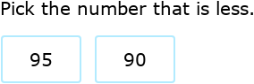 IXL | Use place value to find the number that is less - up to 100 | 1st ...