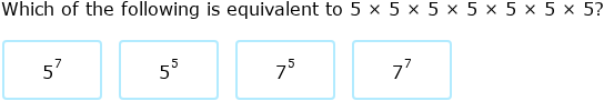 IXL | Checkpoint: Numerical expressions with exponents | 6th grade math