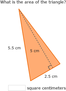 IXL | Area of triangles | 6th grade math
