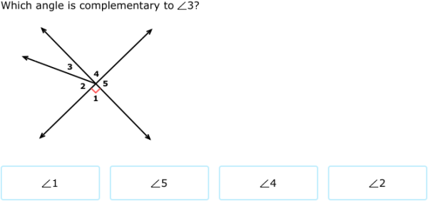 IXL - Identify complementary, supplementary, vertical, adjacent, and