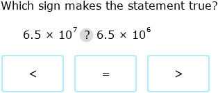 IXL | Compare large numbers | 8th grade math