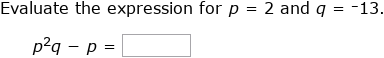 IXL - Evaluate variable expressions involving integers (Geometry practice)