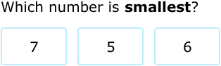IXL | Compare three numbers - up to 10 | Kindergarten math