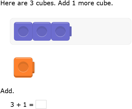 IXL | Add and subtract with cubes - up to 5 | Kindergarten math