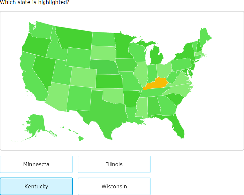 IXL - Identify states of the Midwest (4th grade social studies practice)