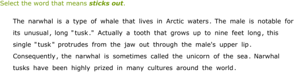 IXL | Find words using context | 6th grade language arts