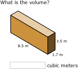 IXL | Volume of rectangular prisms with decimal side length | 6th grade ...
