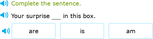 IXL | Use the correct present tense form: is, are | 1st grade language arts