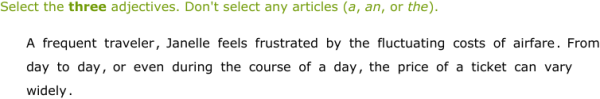 IXL | Identify adjectives | 7th grade language arts