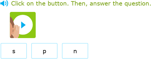 IXL | Choose the letter that matches the consonant sound: f, l, m, n, r ...