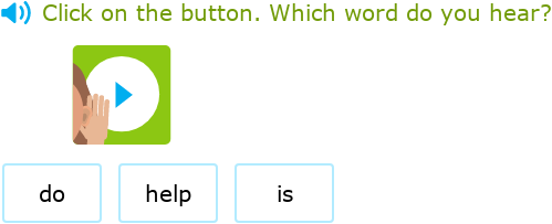IXL | Read sight words set 9: big, help, play, three, yellow | Pre-K ...