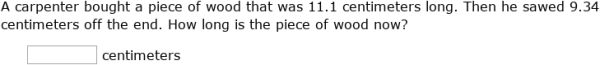 IXL | Subtract decimals: word problems with metric units | 4th grade math