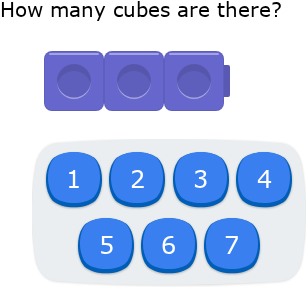 7 Math Cubes IXL | Count cubes - up to 7 | Pre-K math