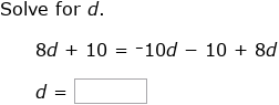 IXL | Solve equations with variables on both sides | 7th grade math