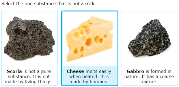 IXL - Identify rocks using properties (4th grade science practice)