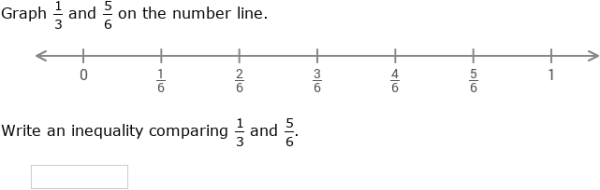 IXL | Graph and compare fractions on number lines | 4th grade math
