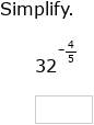 IXL - Evaluate integers raised to rational exponents (Algebra 1 practice)