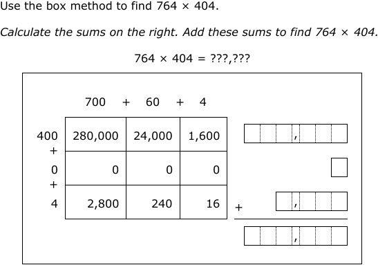 IXL | Box multiplication | 5th grade math