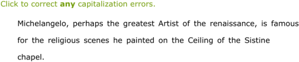 IXL Correct Capitalization Errors 8th Grade Language Arts IXL Correct Capitalization Errors 8th Grade Language Arts