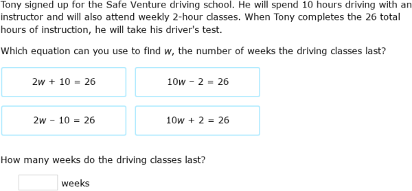 IXL - Solve two-step linear equations: word problems (Algebra 1 practice)