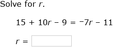 IXL | Solve equations with variables on both sides | 7th grade math