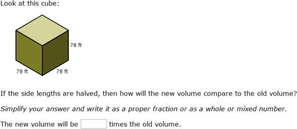 IXL | Volume: changes in scale | 7th grade math