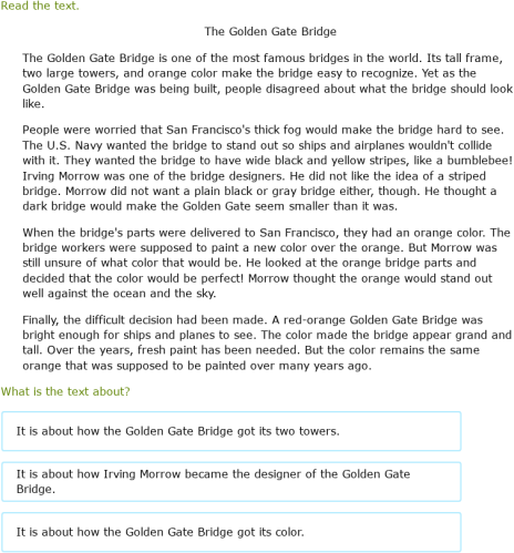 IXL | Read about famous places | 3rd grade language arts