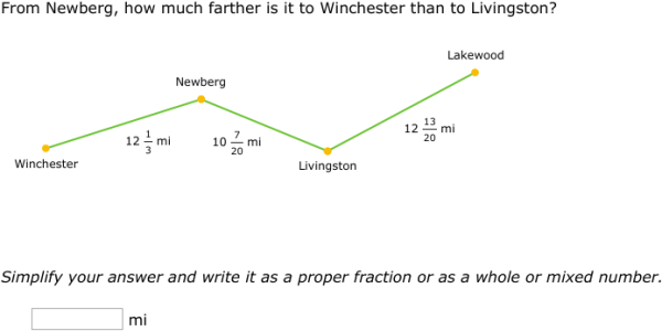IXL | Maps with fractional distances | 7th grade math