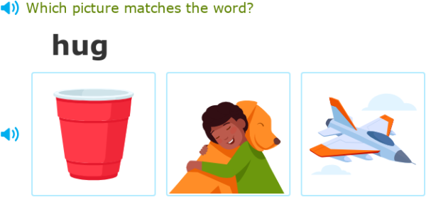 IXL | Choose the picture that matches the short u word: lowercase | Pre ...