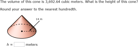Volume Of A Cone Worksheet Answer Key