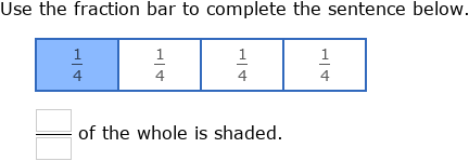 IXL | Understand fractions: fraction bars | 3rd grade math