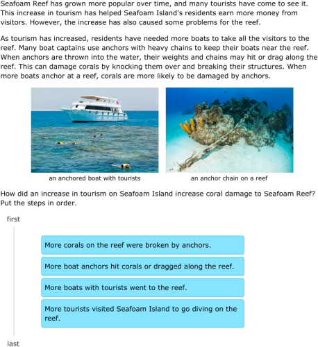 IXL | Coral reef biodiversity and human uses: explore a problem | 8th ...