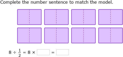 IXL | Divide unit fractions and whole numbers using area models | 5th ...