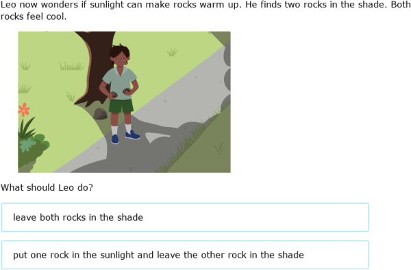 IXL | Investigate sunlight and shade | 2nd grade science