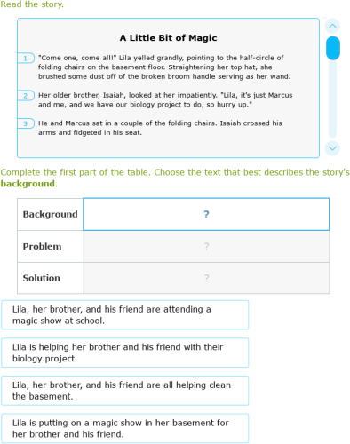 IXL | Summarize a story | 3rd grade language arts