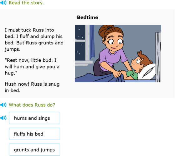IXL | Read short u stories | 1st grade language arts