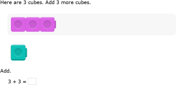 IXL | Build cube trains to add up to 10 - addition sentences | Pre-K math
