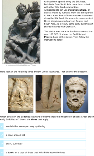 IXL | The ancient Silk Road: goods and ideas | 6th grade ...