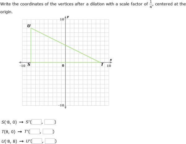 IXL | Dilations: find the coordinates | 8th grade math
