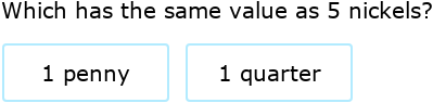 IXL | Exchanging coins | 1st grade math
