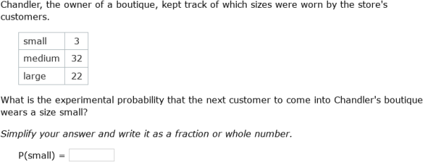 IXL - Theoretical and experimental probability (Algebra 2 practice)
