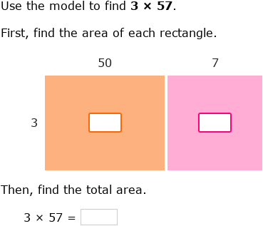 IXL | Multiply 1-digit numbers by 2-digit numbers using area models ...
