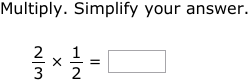 IXL | Multiply fractions | 7th grade math