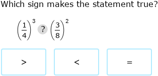 IXL | Checkpoint: Numerical expressions with exponents | 6th grade math