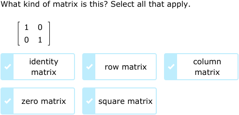 IXL - Matrix vocabulary (Precalculus practice)