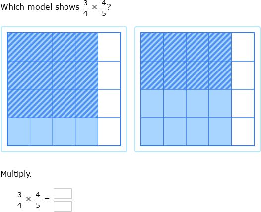 IXL | Multiply two fractions using models: denominators of products up ...